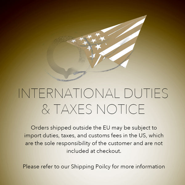 Orientica Shipping Duties and Tax Disclaimer